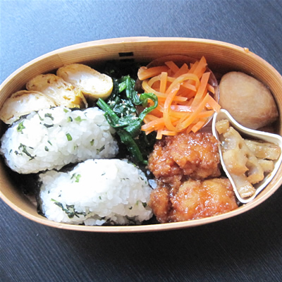 野菜いろいろの大人弁当