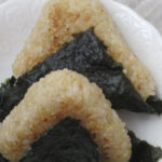 玄米の焼きおにぎり