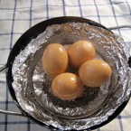 燻製ゆで卵の出来上がり