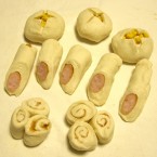 こんな風に成形してみました。粘土遊びのよう