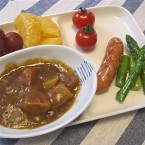 カレー+ウィンナー・インゲン カレー+ウィンナー・インゲン