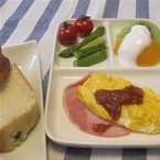プレーンオムレツ+アスパラ プレーンオムレツ+アスパラ