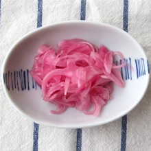 紫玉ねぎの酢の物