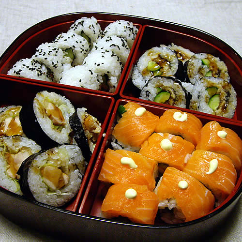 重箱の寿司たち