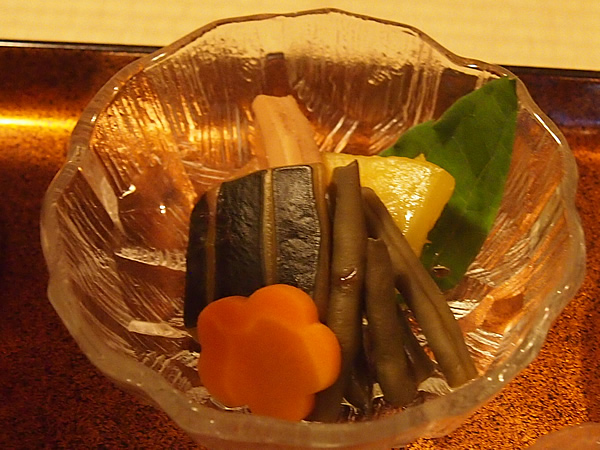 野菜の煮物（人参・ズッキーニ・インゲン・かぼちゃ）