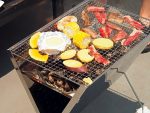 家でも楽しいバーベキュー お手軽BBQコンロで屋上ランチ